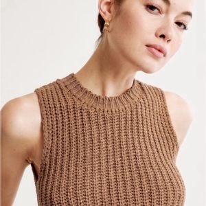 Abercrombie Easy Shaker Sweater Tank XS